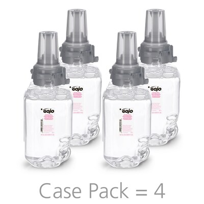 GOJO Foaming Hand Soap Refill for ADX-7 Dispenser, 23.6 oz., 4/Carton (8711-04)