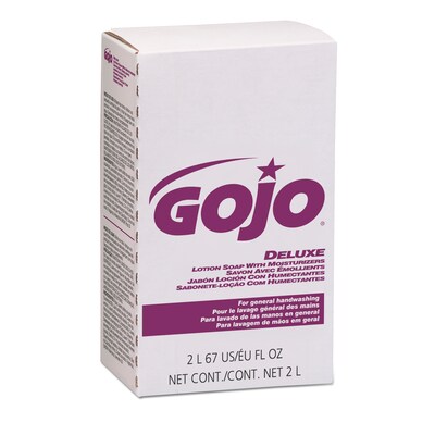 GOJO Deluxe Lotion Soap  Refill for NXT Dispenser, Light Floral Scent, 4/Carton (2217-04)