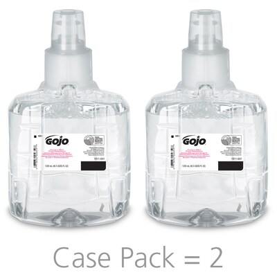 GOJO Foaming Hand Soap Refill for LTX 12 Dispenser, 40.5 oz., 2/Carton (1911-02)