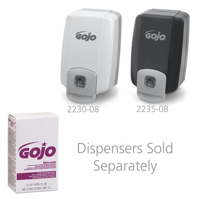 GOJO Deluxe Lotion Soap with Moisturizers, Light Floral, 67 oz., 4/Carton (2217-04)
