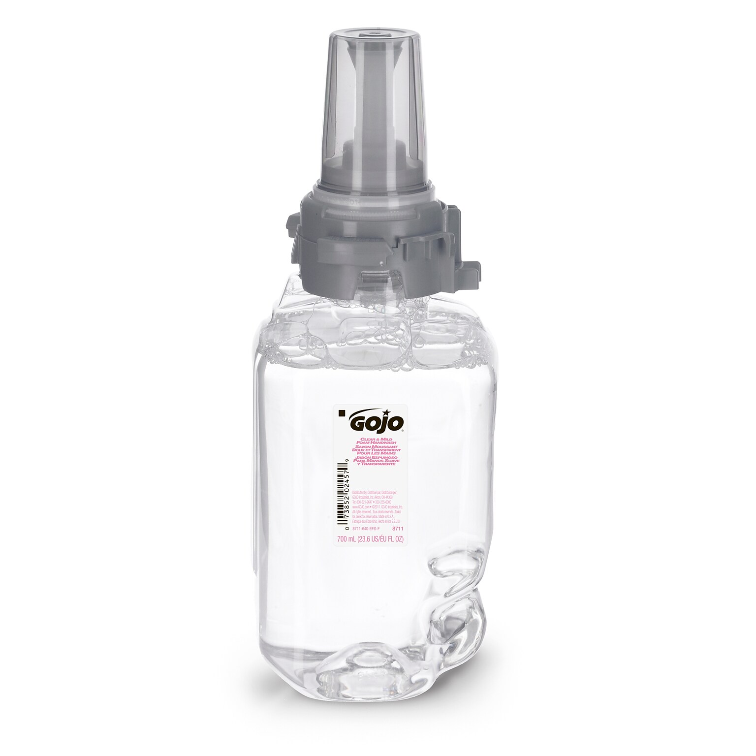 GOJO Foaming Hand Soap Refill for ADX-7 Dispenser, 23.6 oz., 4/Carton (8711-04)