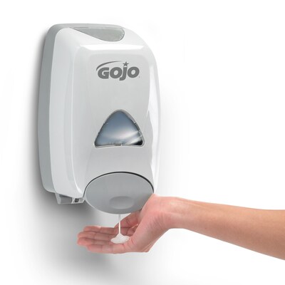 GOJO FMX-12 FMX Wall Mounted Hand Soap Dispenser, Gray/Silver (5150-06)