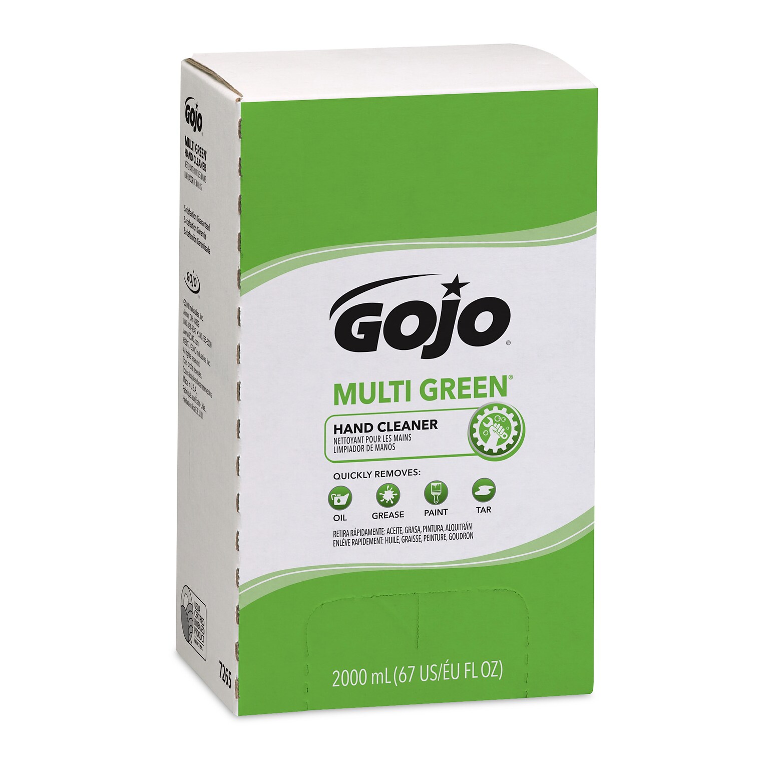 GOJO Liquid Hand Soap Refill, Citrus Scent, 67 oz., 4/Carton (7265-04)