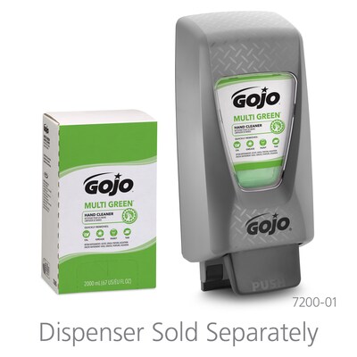 GOJO Multi Green Liquid Hand Soap Refill for PRO TDX Dispenser, Citrus Scent, 67 oz., 4/Carton (7265-04)