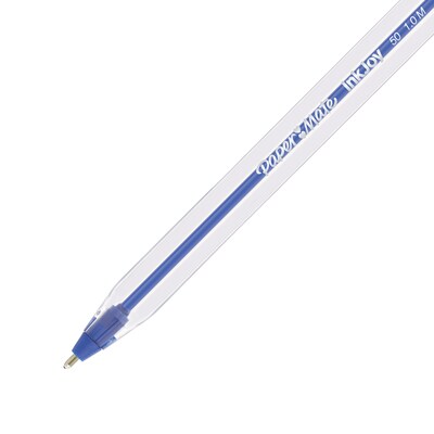 Paper Mate InkJoy 50ST Ballpoint Pen, Medium Point, Blue Ink, 60/Pack (2014534)