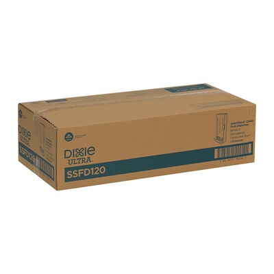 SmartStock Dixie Ultra Plastic Dispenser, Medium-Weight, Translucent Black (SSFD120)