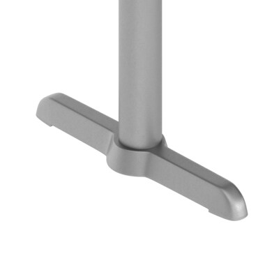 Flash Furniture Beverly Table T-Base with 3'' Dia Table Height Column, Silver (XUT0522SLV)