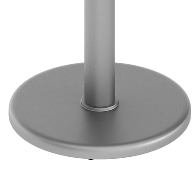 Flash Furniture Beverly Table Base with 3'' Dia Table Height Column, Silver (XUTR18SLV)
