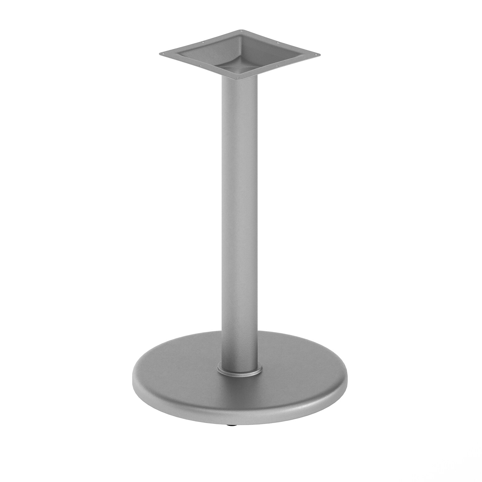 Flash Furniture Beverly Table Base with 3 Dia Table Height Column, Silver (XUTR18SLV)