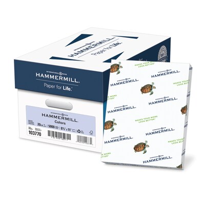 Hammermill Colors Paper, Orchid, 8 1/2 x 11, 20 lbs., 5000 Sheets/CT