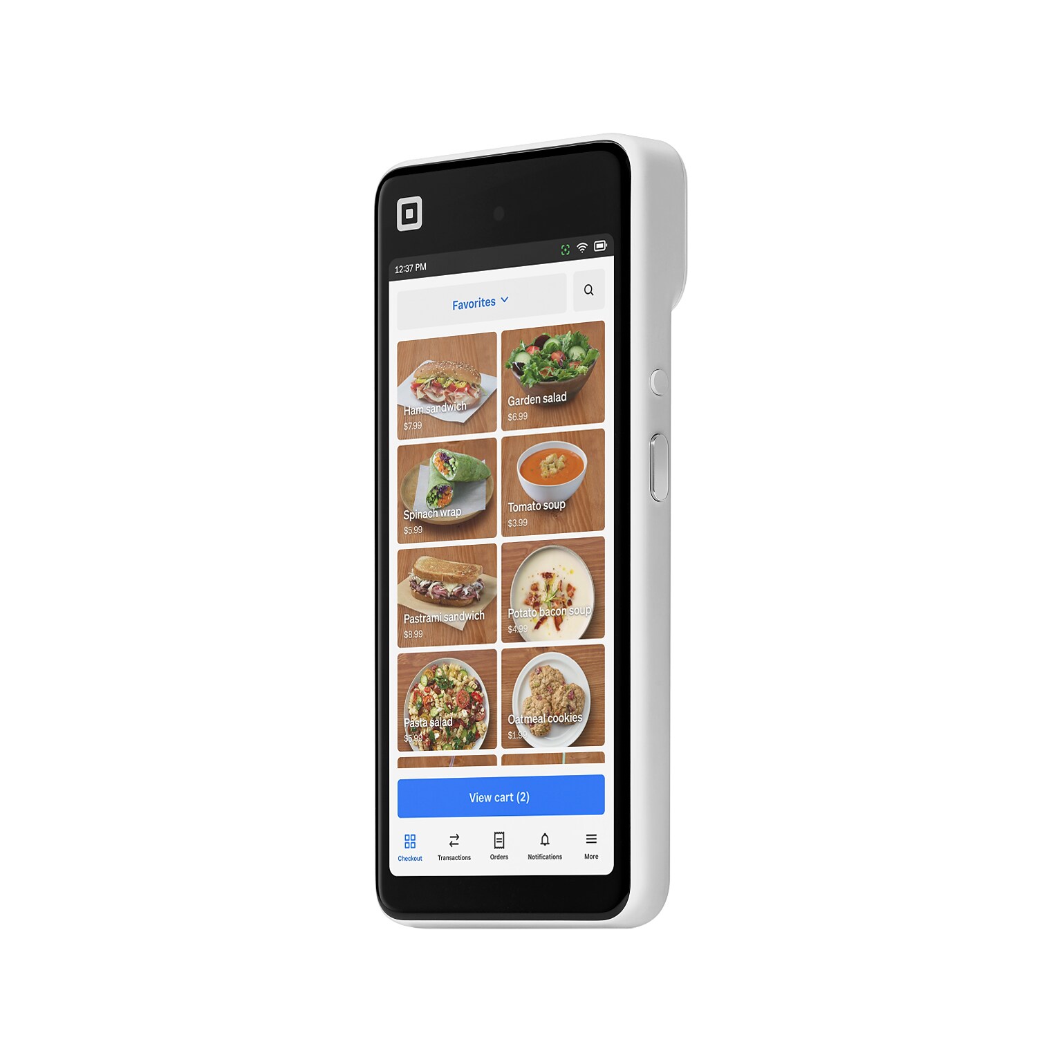 Square Handheld Mobile POS System, Mineral White (A-SKU-0875)