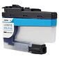 Brother Genuine Cyan INKvestment Tank Ink Cartridge, Super High-Yield (LC3037C)