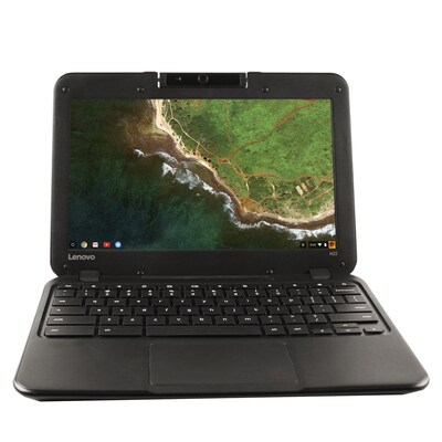 Lenovo N22 11.6 Refurbished Chromebook, Intel Celeron N3050, 4GB Memory, 16GB SSD