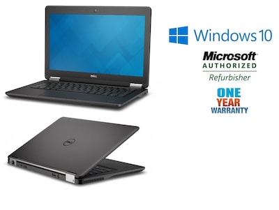 Dell Latitude E7250 12" Laptop, Intel Core i5 5300U 2.3Ghz Processor, Refurbished