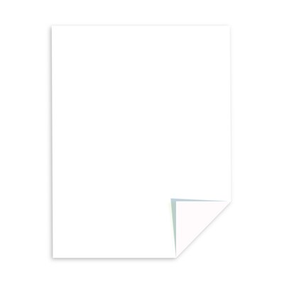 Astrobrights Cardstock Paper, 65 lbs., 8 1/2 x 11, White, 80