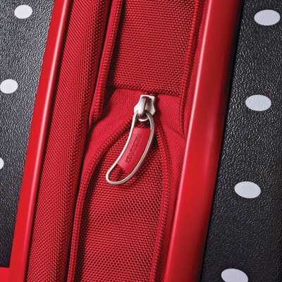 American Tourister Disney 28" Hardside Spinner, Minnie Mouse Red Bow, Polycarbonate Red Bow (67613-4754)