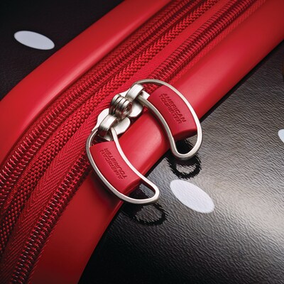 American Tourister Disney 28" Hardside Spinner, Minnie Mouse Red Bow, Polycarbonate Red Bow (67613-4754)