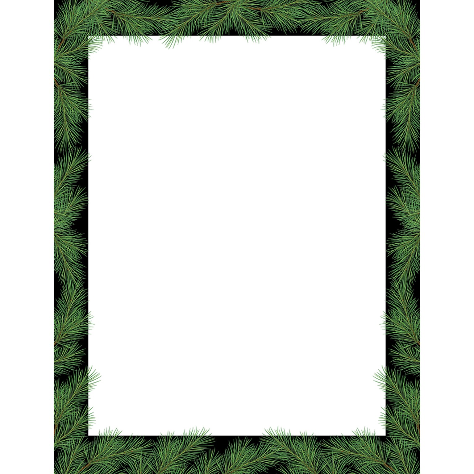 Great Papers!® Christmas Pine Holiday Letterhead, 8.5 x 11, 80/Sheets (2018009)