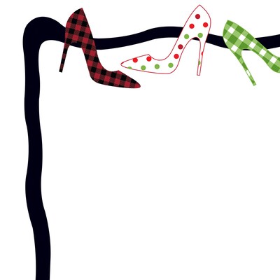 Great Papers!® Dancing Heels Holiday Letterhead, 8.5 x 11, 80 sheets (2018021)