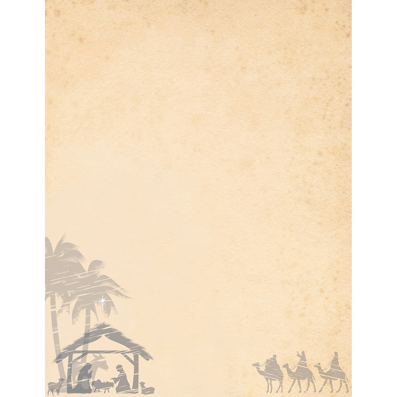 Great Papers!® Holy Night Holiday Letterhead, 8.5 x 11, 80 sheets (2018028)