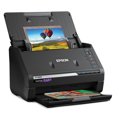 Epson FastFoto FF-680W High-Speed Wireless Desktop Photo Scanner (B11B237201)