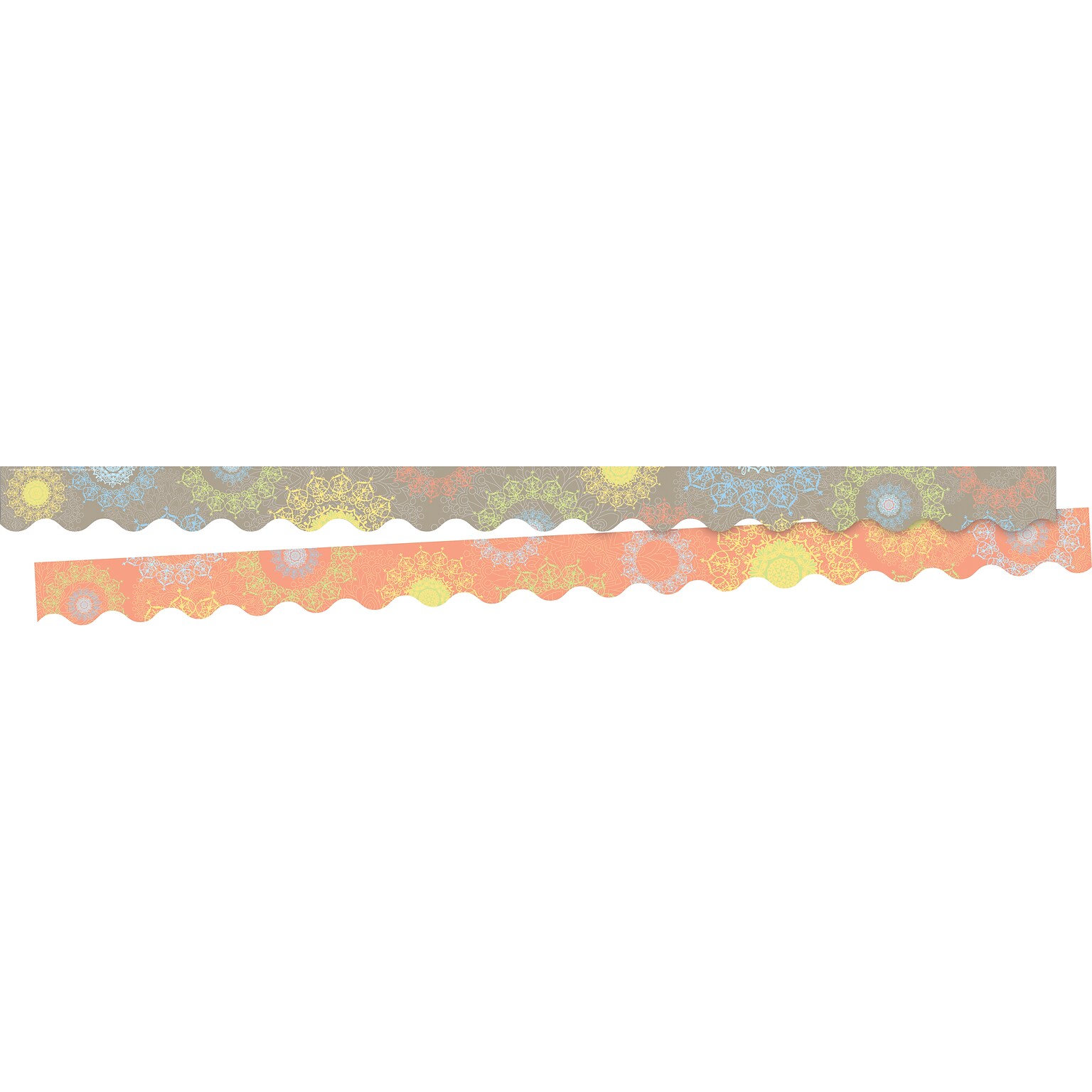 Barker Creek Double-Sided Border (BC910) 39 per package, Sunset, Scalloped Edge