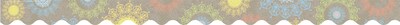 Barker Creek Double-Sided Border (BC910) 39' per package, Sunset, Scalloped Edge