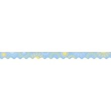 Barker Creek Double-Sided Border (BC928) 39 per package, Mindfulness Sunrise, Scalloped Edge