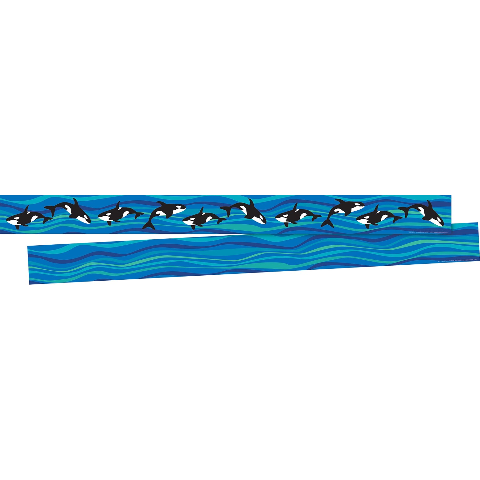 Barker Creek Double-Sided Border (BC929) 35 per package, Whales