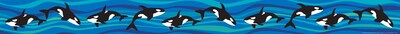 Barker Creek Double-Sided Border, 35 x 3, Whales, 12/Pack (929)
