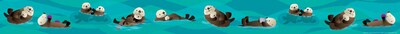 Barker Creek Double-Sided Border, 35 x 3, Otters, 12/Pack (930)