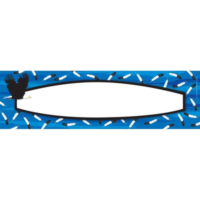 Barker Creek Sea & Sky School Name Plates, 12 x 3.5, 36/Pack (1449)