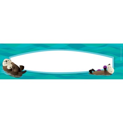 Barker Creek Sea & Sky School Name Plates, 12" x 3.5", 36/Pack (1449)