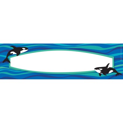 Barker Creek Sea & Sky School Name Plates, 12" x 3.5", 36/Pack (1449)