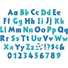 Barker Creek 4 Letter Pop-Outs, Sea & Sky, 255/Pack (BC1726)