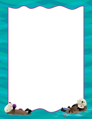 Barker Creek Sea & Sky Computer Paper, 8.5 x 11, 60 lbs., Assorted Colors, 200 Sheets/Pack (BC3864