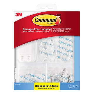 Command™ Outdoor Light Clips with Foam Strips, Clear, 30/Pack  (17017CLRAW30NA)