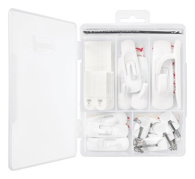 Command Assorted Hook Kit, White, 54/Pack (17231-ES)