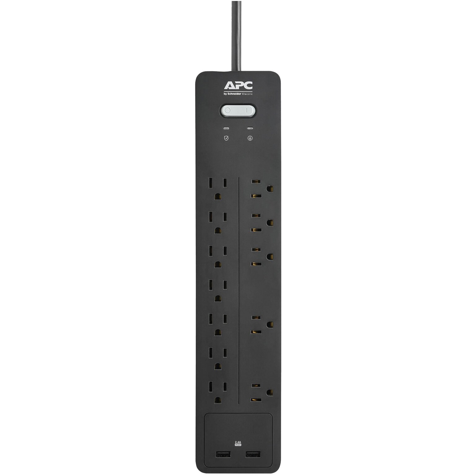 APC Home/Office SurgeArrest 12 Outlet, 6 Cord, 2160 Joules (PH12U2)