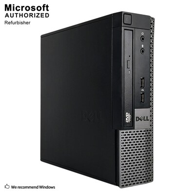 Dell OptiPlex 7010 Ultra Small Form Factor Refurbished Desktop Computer, Intel i5-3470s 2.9GHz, 8GB RAM, 500GB HDD