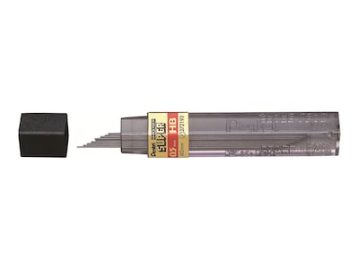 Pentel Super Hi-Polymer Lead Refill, 0.5mm, 12/Leads (C505-HB)