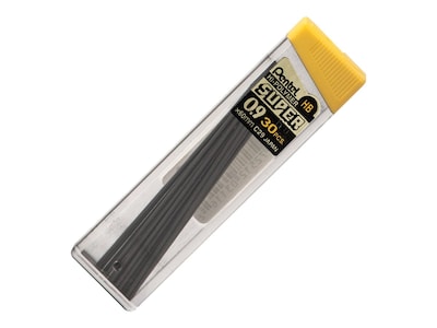 Pentel Super Hi-Polymer Lead Refill, 0.9mm, 30/Leads, 3/Pack (C29BPHB3)
