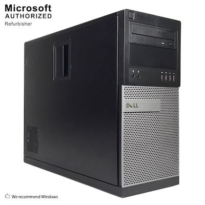 Dell OptiPlex 7020 Tower Refurbished Desktop Computer, Intel i5-4570 3.2GHz, 8GB RAM, 120GB SSD+2TB HDD