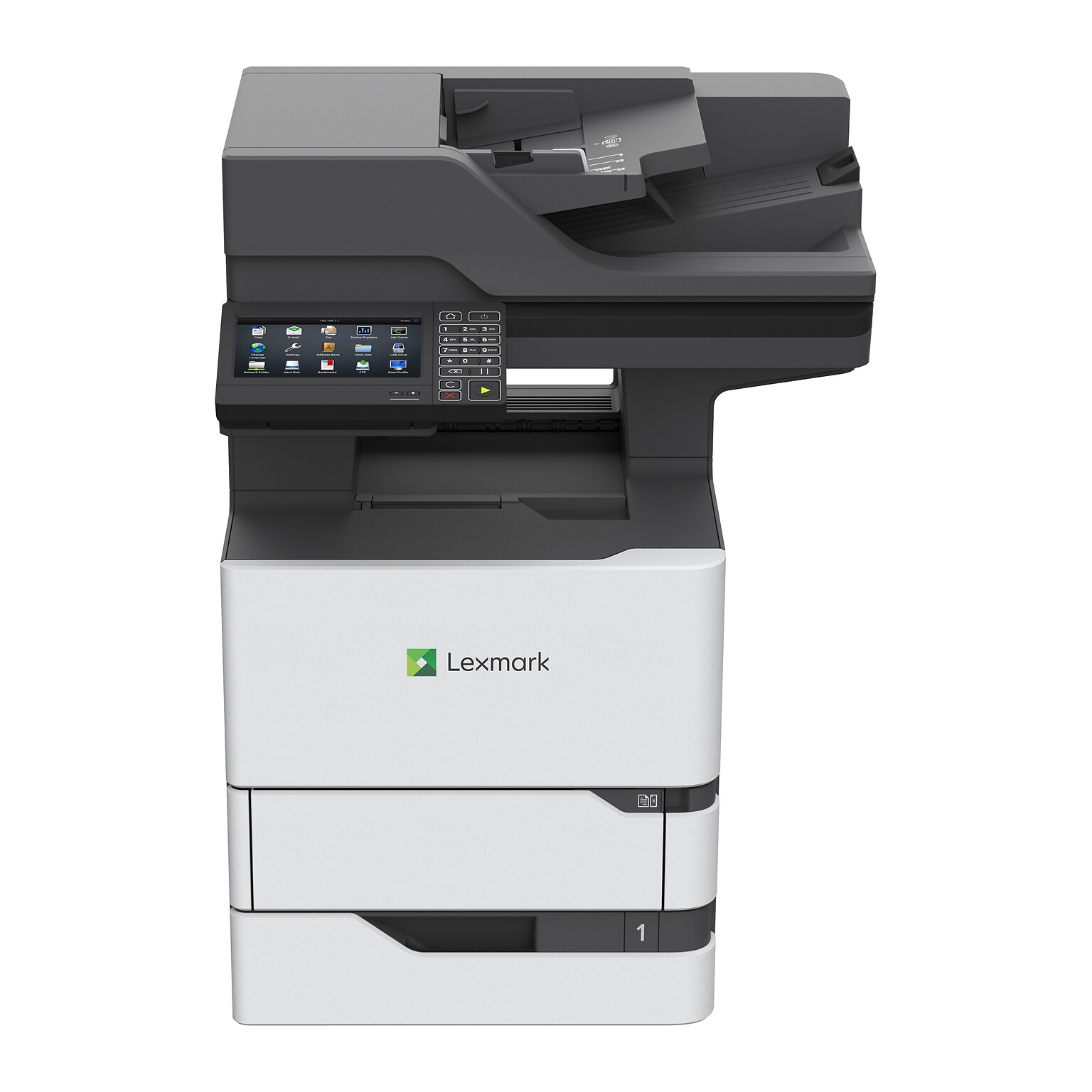 Lexmark MX720 Series 25B0002 USB, Wireless, Network Ready Black & White Laser All-In-One Printer