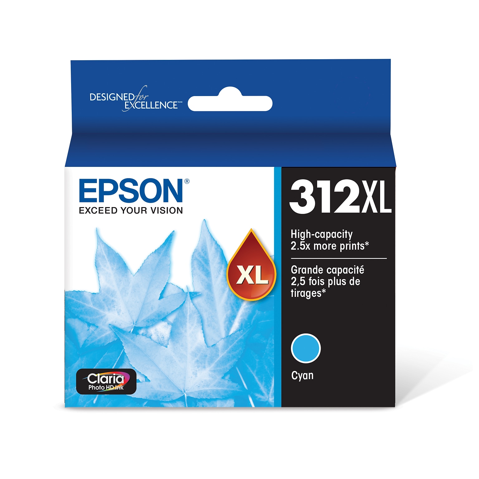 Epson T312XL Cyan High Yield Ink Cartridge