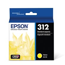 Epson T312 Yellow Ink Cartridge, Standard Yield