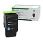 Lexmark 78 Cyan Extra High Yield Toner Cartridge, Prints Up to 5,000 Pages (78C1XC0)