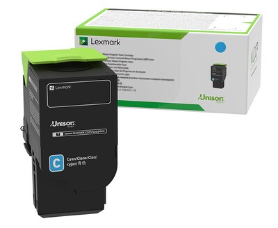Lexmark 78C1XCE Cyan Extra High Yield Toner Cartridge