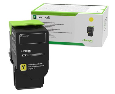 Lexmark 78C1XYE Yellow Extra High Yield Toner Cartridge