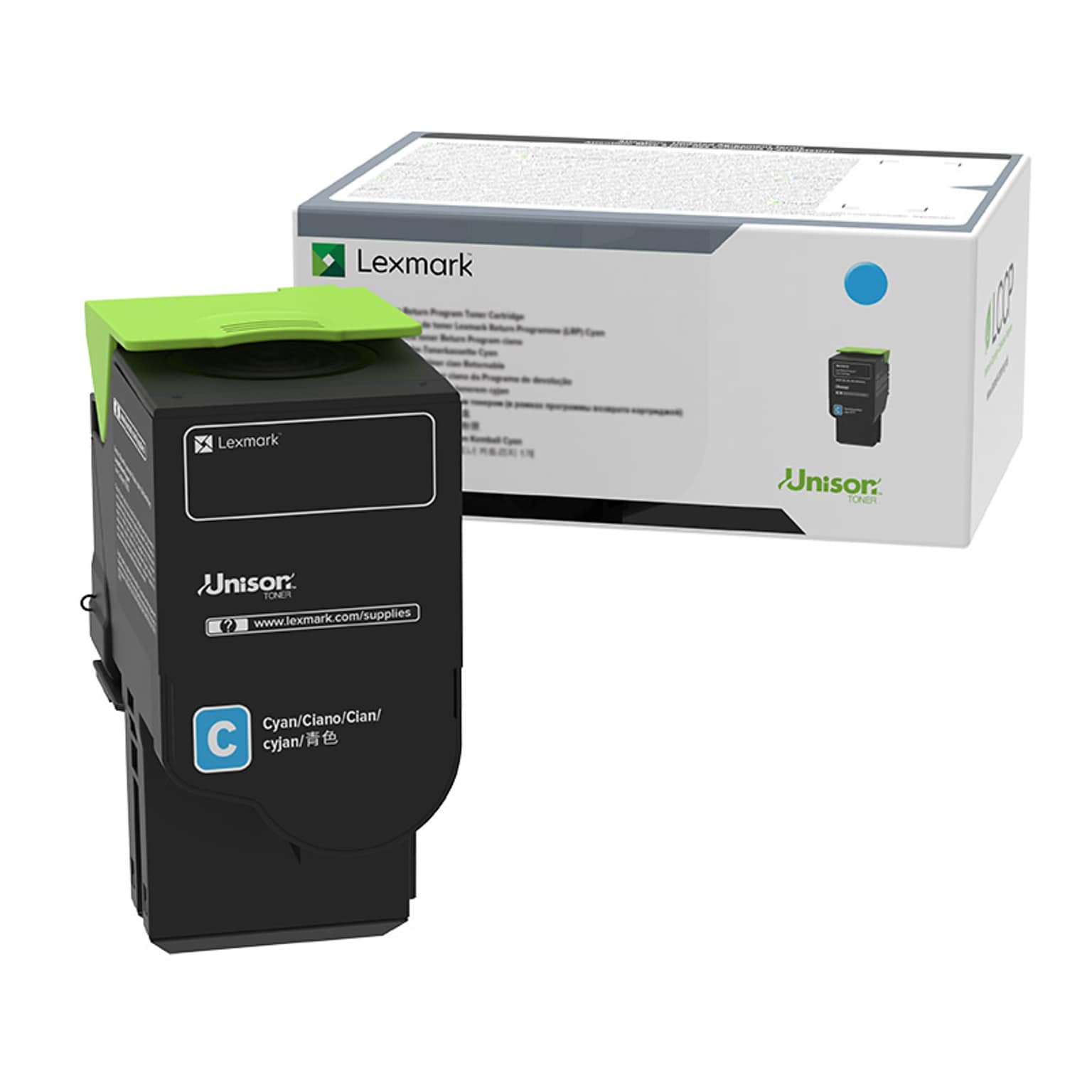 Lexmark 78 Cyan Ultra High Yield Toner Cartridge (78C0U20)